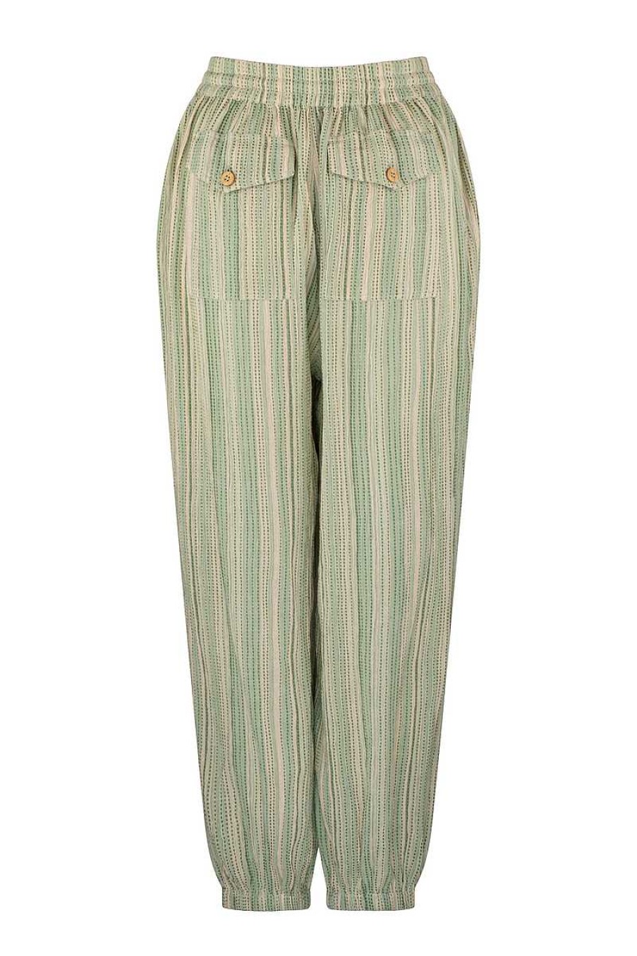 Clothing Tigerlily | Kivaro Loli Relaxed Pant Sage Stripe