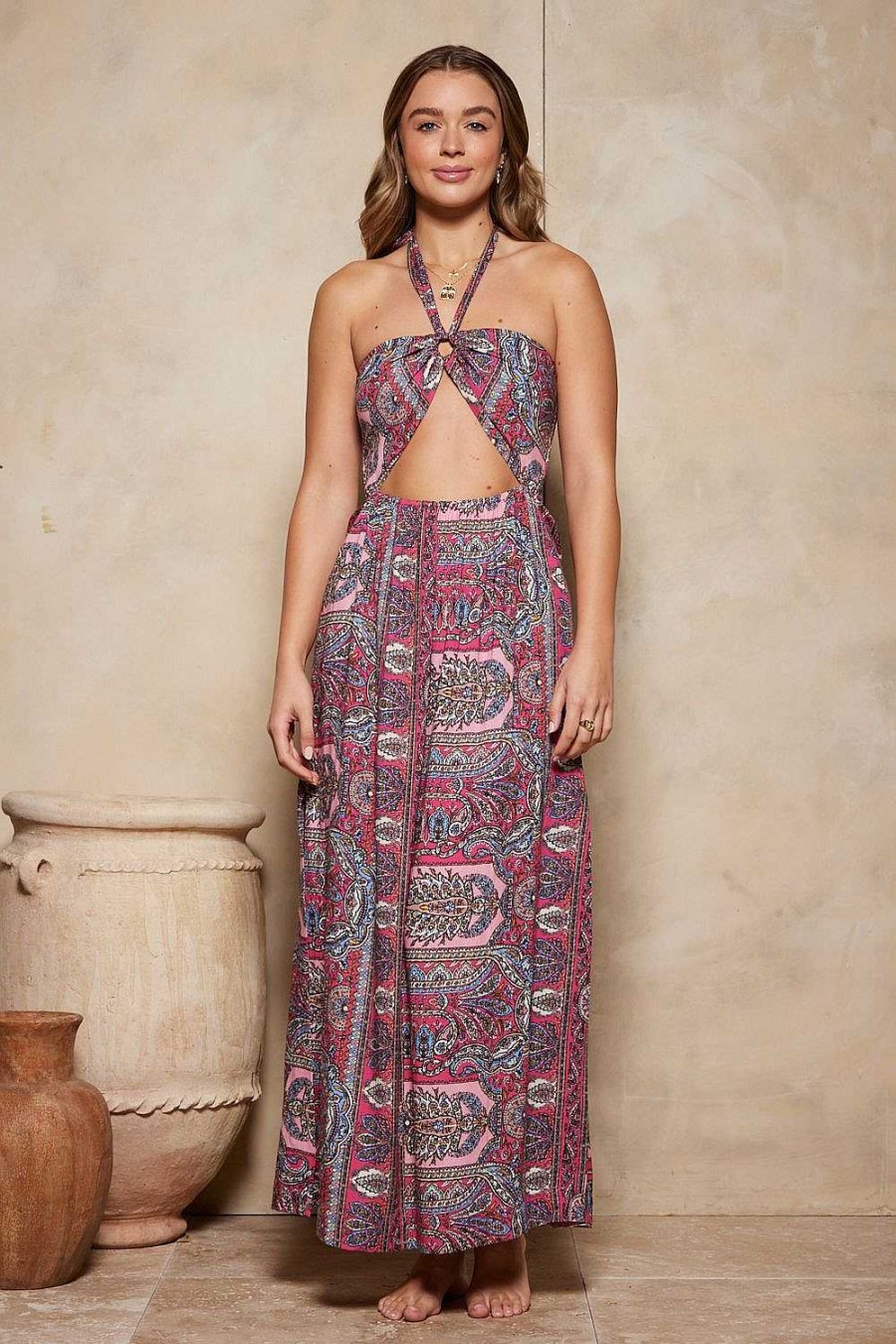 Clothing Tigerlily | Pashmina Keira Maxi Dress Pashmina Rose