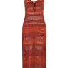 Clothing Tigerlily | Elisenda Ashanti Maxi Dress Terracotta