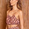 Clothing Tigerlily | Utopia Sierra Cami - Burnt Orange Geo Utopia Geo