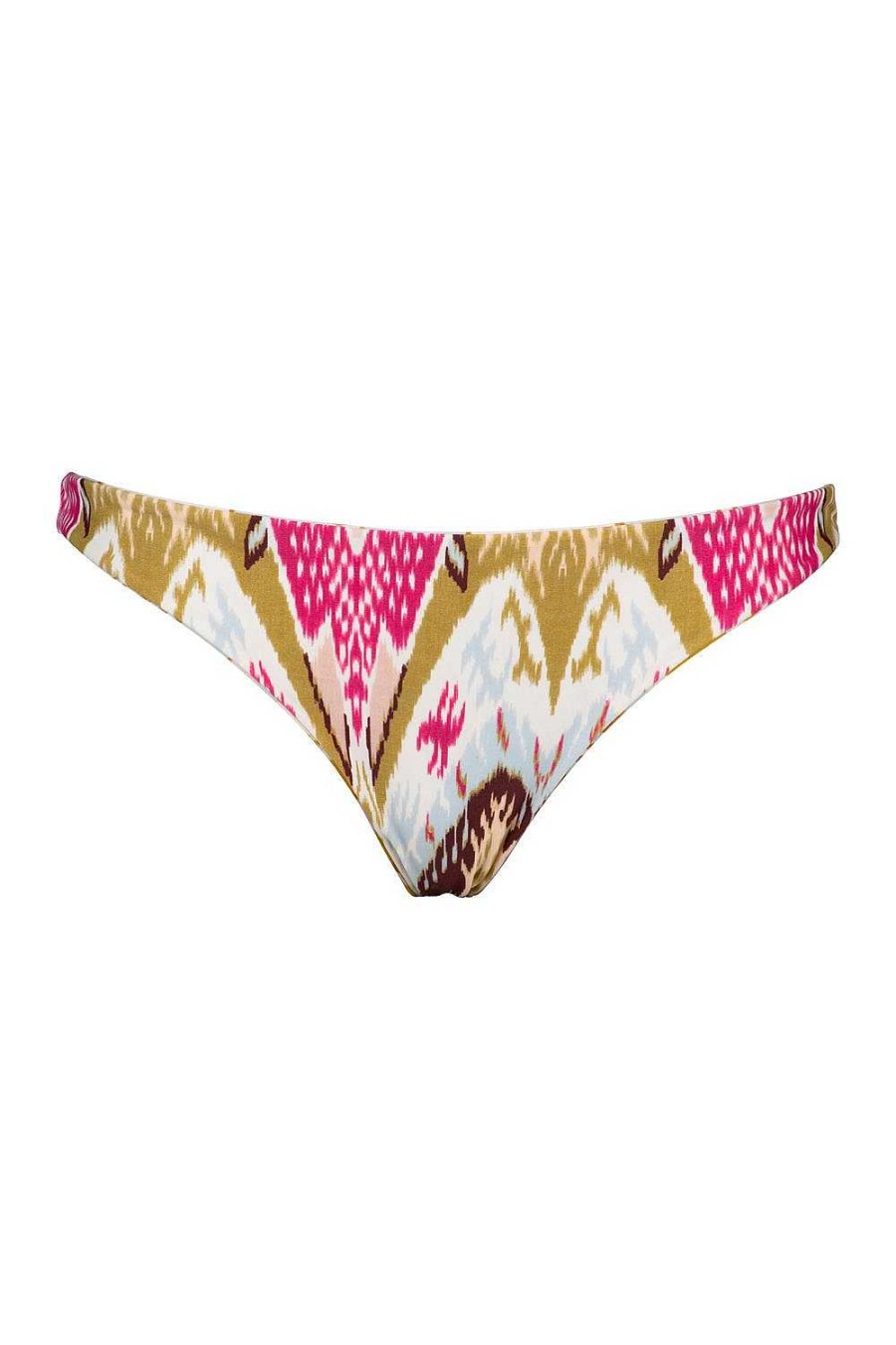 Swim & Resort Tigerlily | Alita Tiger Bottom Reversible Berry Patchwork