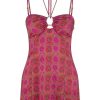 Clothing Tigerlily | Eliza Olive Mini Dress Pink Ornate