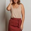 Clothing Tigerlily | Paloma Zyla Skirt Cinnamon