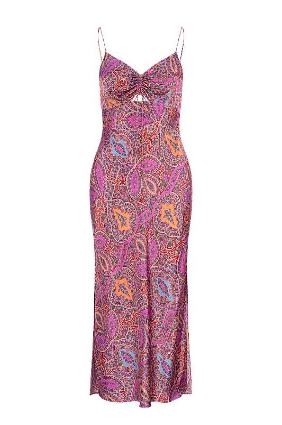 Clothing Tigerlily | Juliette Goldie Midi Dress Boysenberry Cocktail