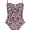 Swim & Resort Tigerlily | Marjorie Vega One Piece Ocean Sunset Kaleidoscope