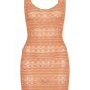 Clothing Tigerlily | Valentina Julia Knit Mini Dress Gold Multi