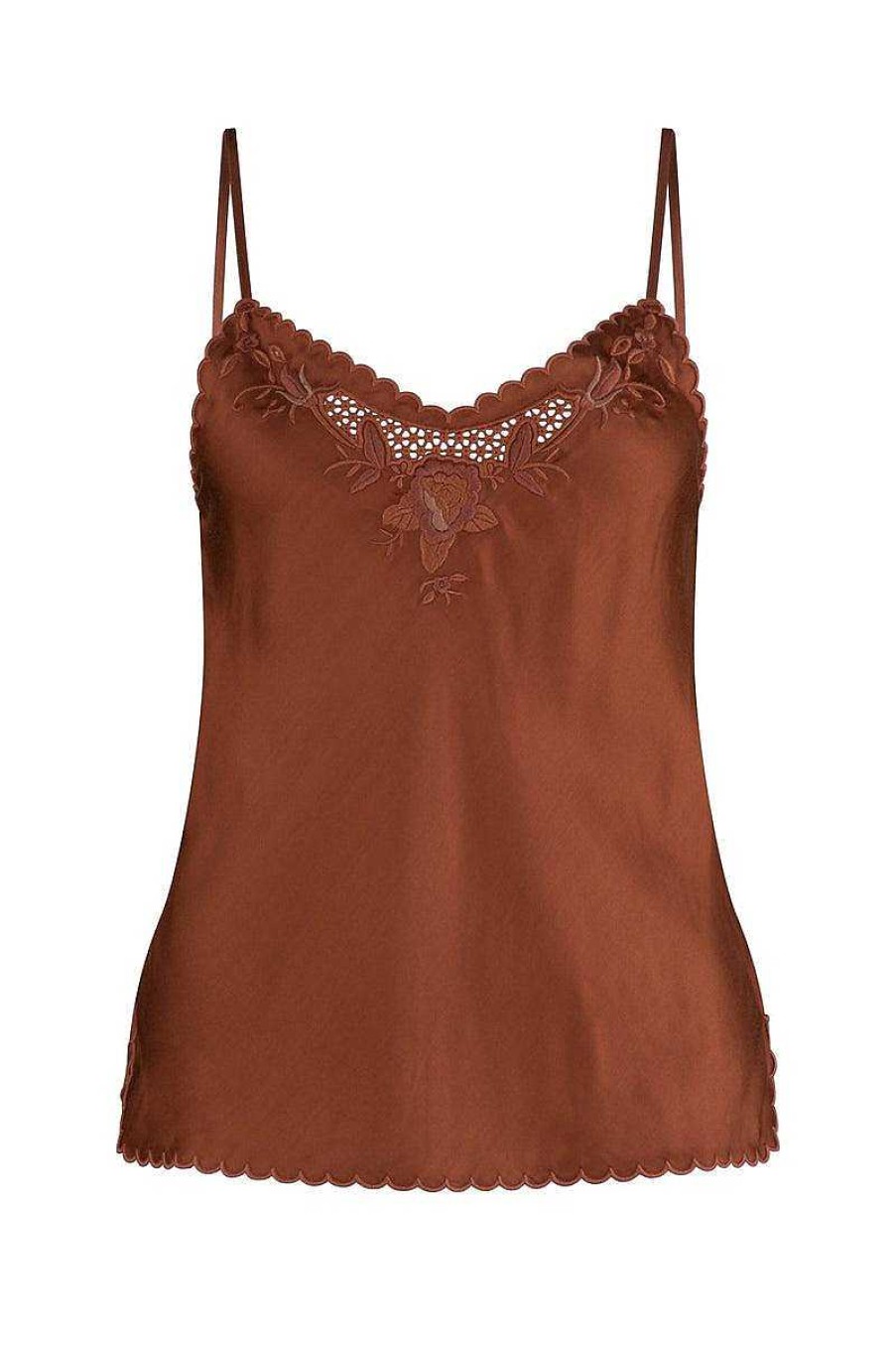 Clothing Tigerlily | Santa Teresa Maria Cami Chocolate