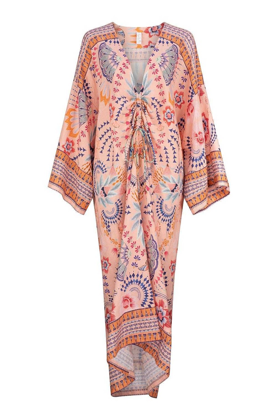 Swim & Resort Tigerlily | Wandering Folk Alegra Kaftan - Rosa Cherry Blossom