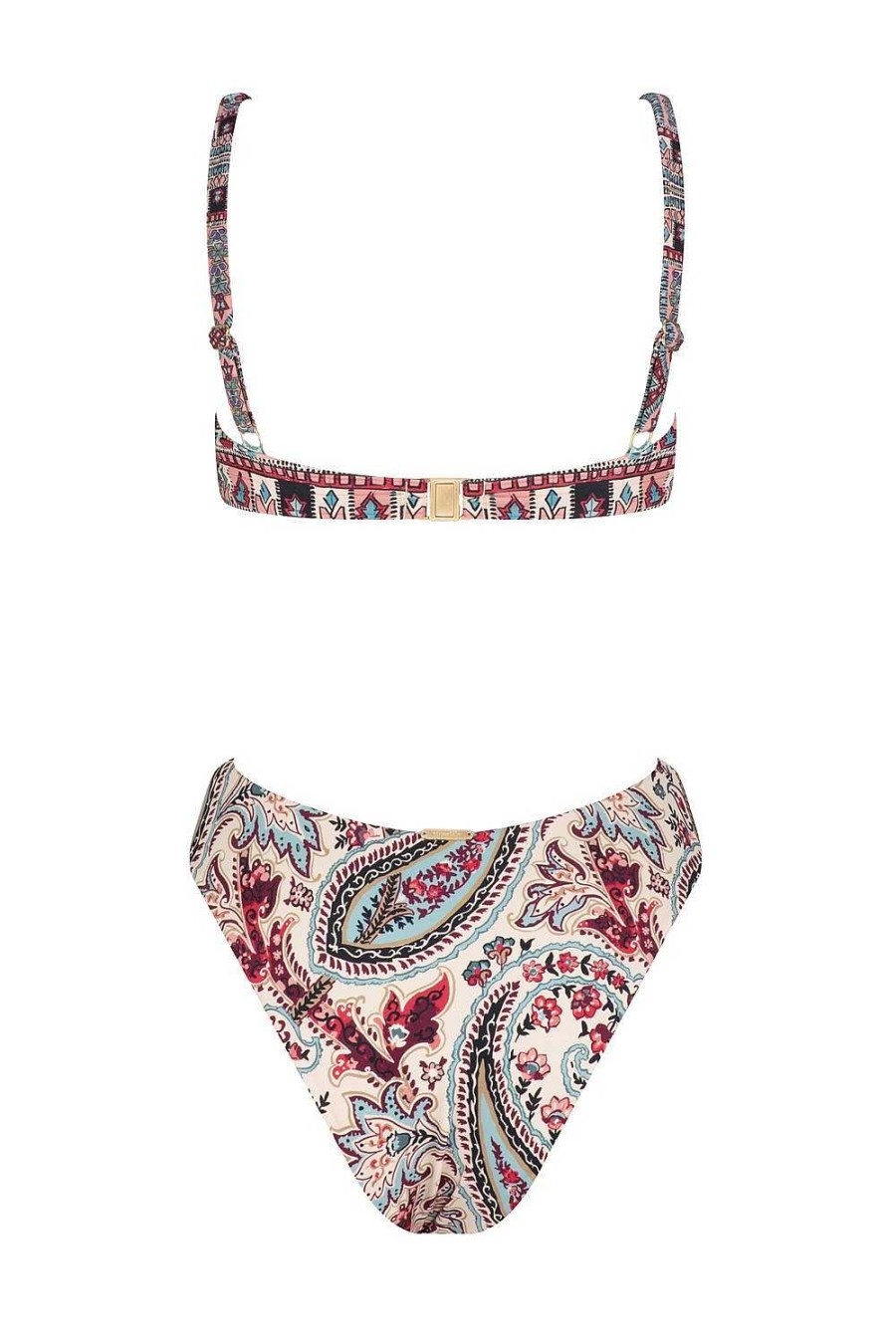 Swim & Resort Tigerlily | Marjorie Cartia One Piece Ocean Sunset Paisley/Ocean Sunset Kaleidoscope