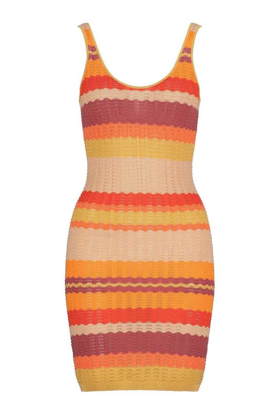 Clothing Tigerlily | Leilani Elyssa Mini Dress Sunset Stripe