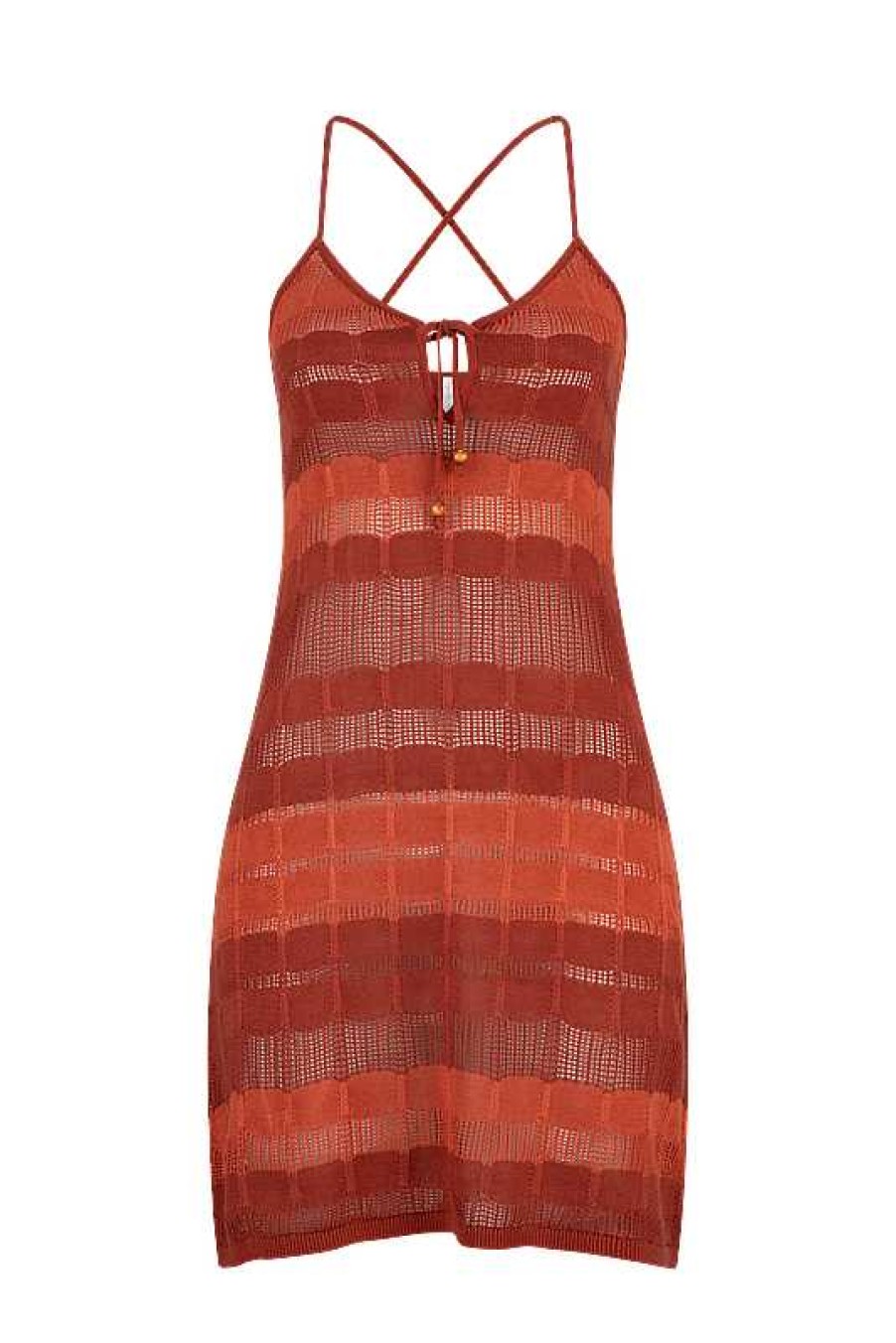 Clothing Tigerlily | Elisenda Ashanti Mini Dress Terracotta