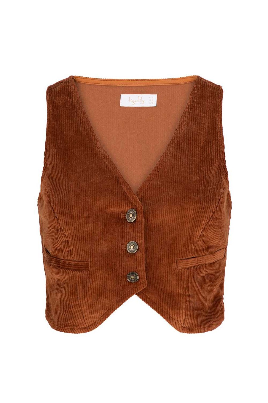 Clothing Tigerlily | Beatrix Janet Vest Ochre