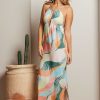 Clothing Tigerlily | Havana Ferra Midi Dress Watercolour Tropical