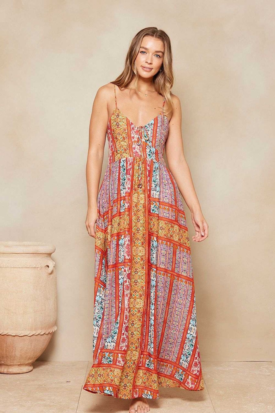 Clothing Tigerlily | Idra Teja Maxi Dress Idra Patchwork