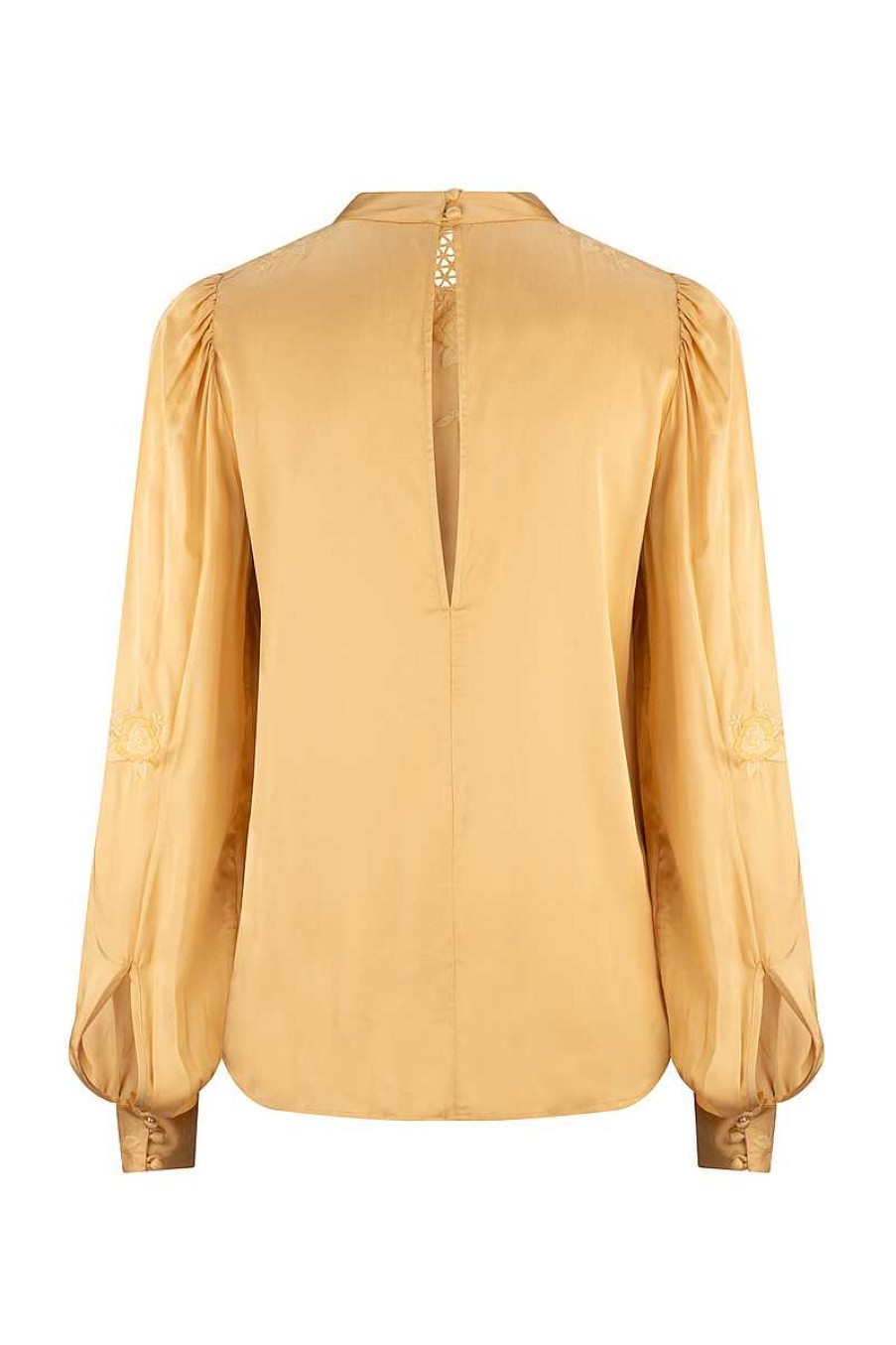 Clothing Tigerlily | Santa Teresa Tali Blouse Gold Dust