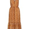 Clothing Tigerlily | Kienna Tasmin Midi Dress Caramel