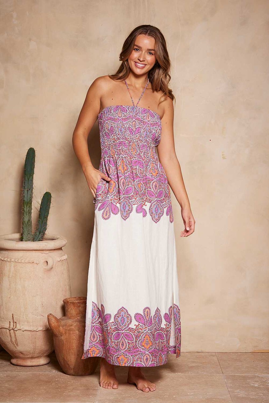 Clothing Tigerlily | Juliette Rosella Maxi Dress Boysenberry Floral