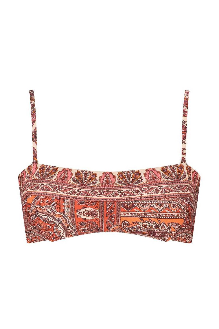 Swim & Resort Tigerlily | Pashmina Gabrielle Bandeau Sunset Splice