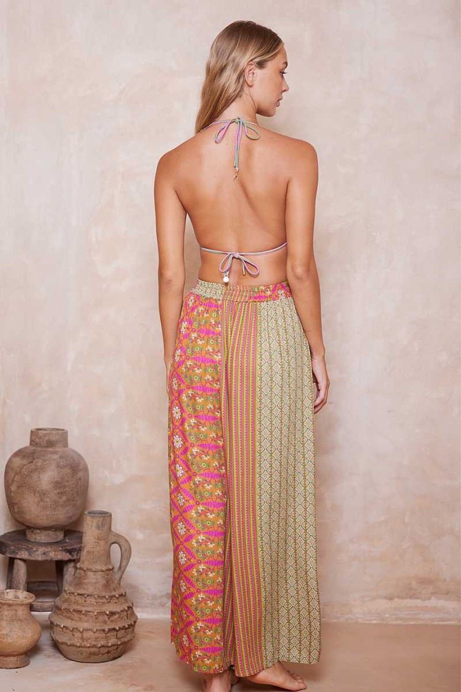 Clothing Tigerlily | Alora Shani Wide Leg Pant Alora Pink Stripe