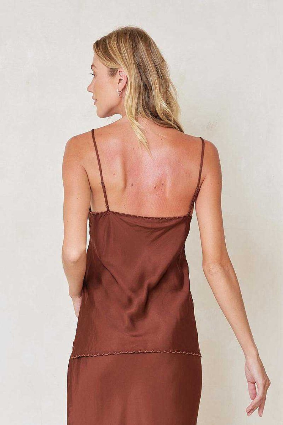 Clothing Tigerlily | Santa Teresa Maria Cami Chocolate