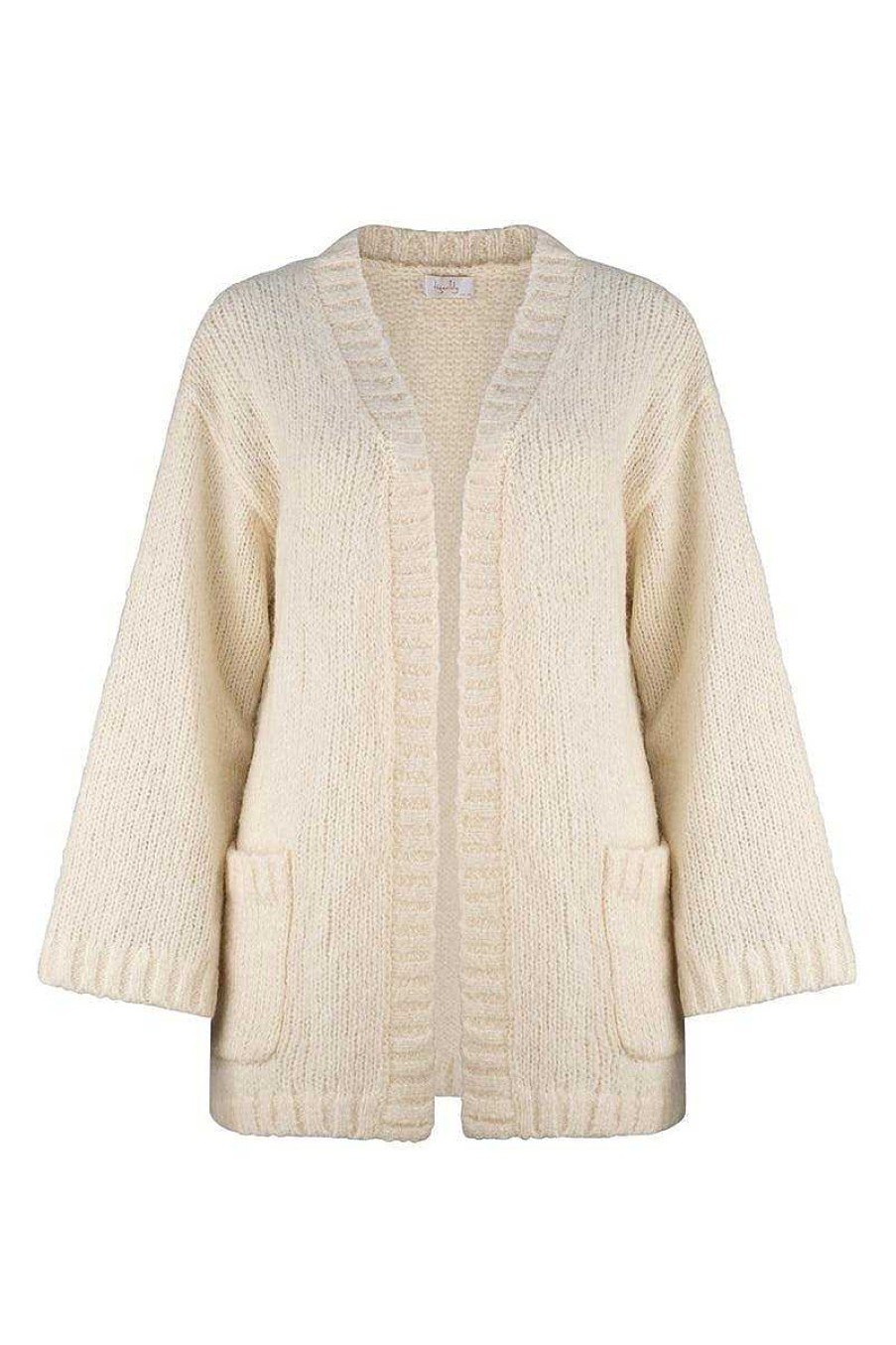 Clothing Tigerlily | Delia Louisa Cardi Snow Cream