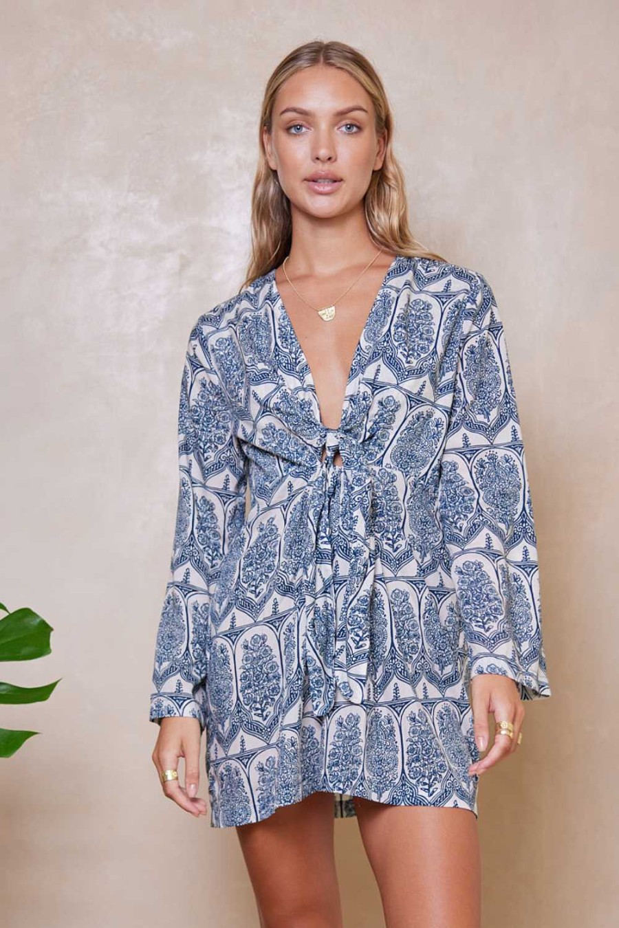 Swim & Resort Tigerlily | Kienna Adrielle Kaftan Antique