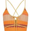 Clothing Tigerlily | Leilani Demi Crop Top Sunset Stripe