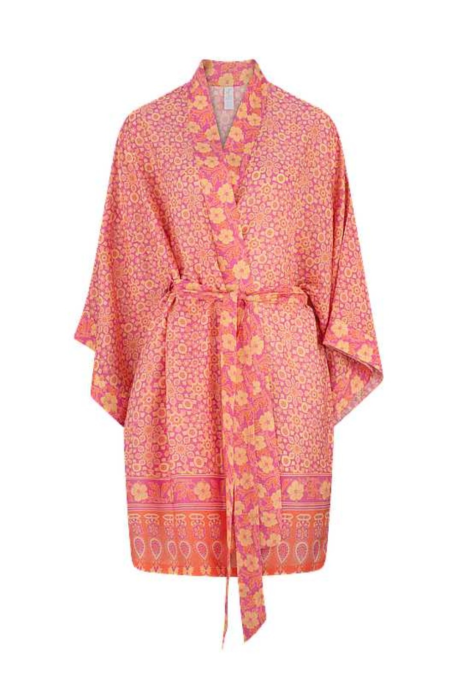 Clothing Tigerlily | Luna Korrine Robe Soft Pink Floral